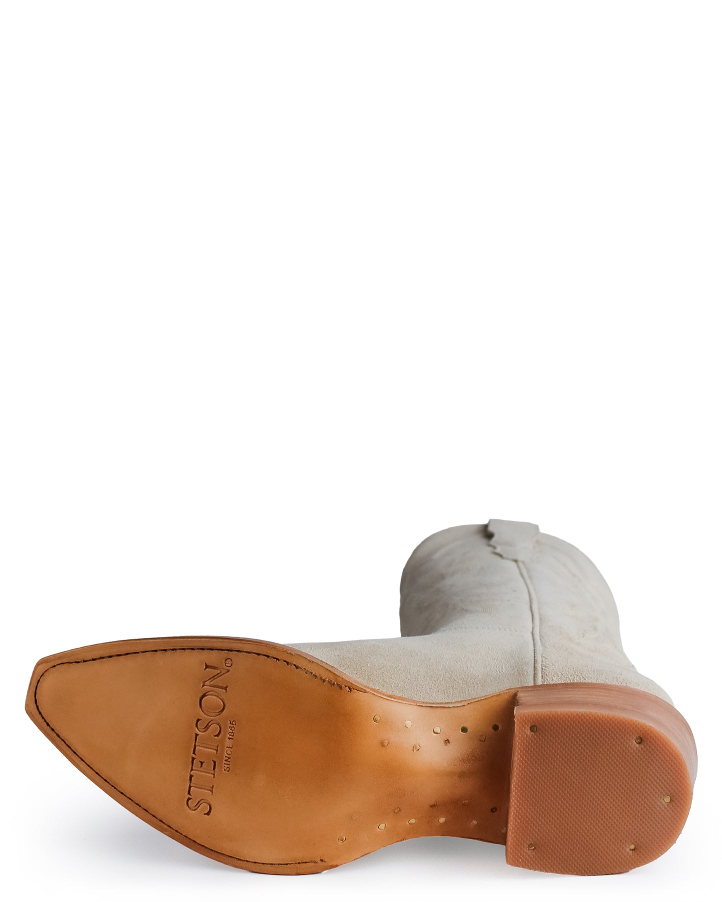 Women's Creme Brulee Suede Vamp And 13"  Shaft Western Boots - 12-021-6105-0207 Ta