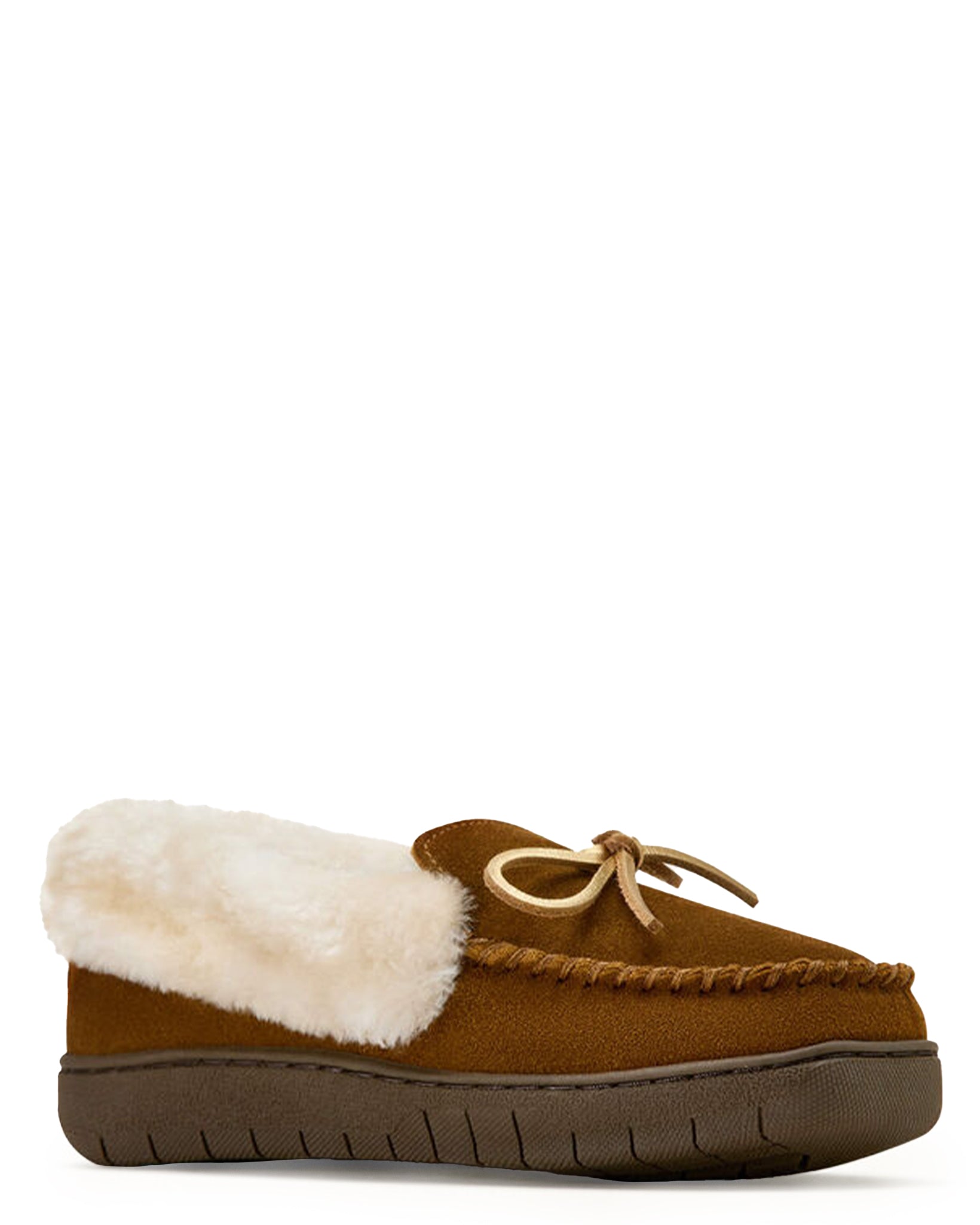 Women's Ivy Moccasin Slippers by NESTERHOSIERY from Skip’s Western Outfitters | NES-AR4419-200-6-BROWN