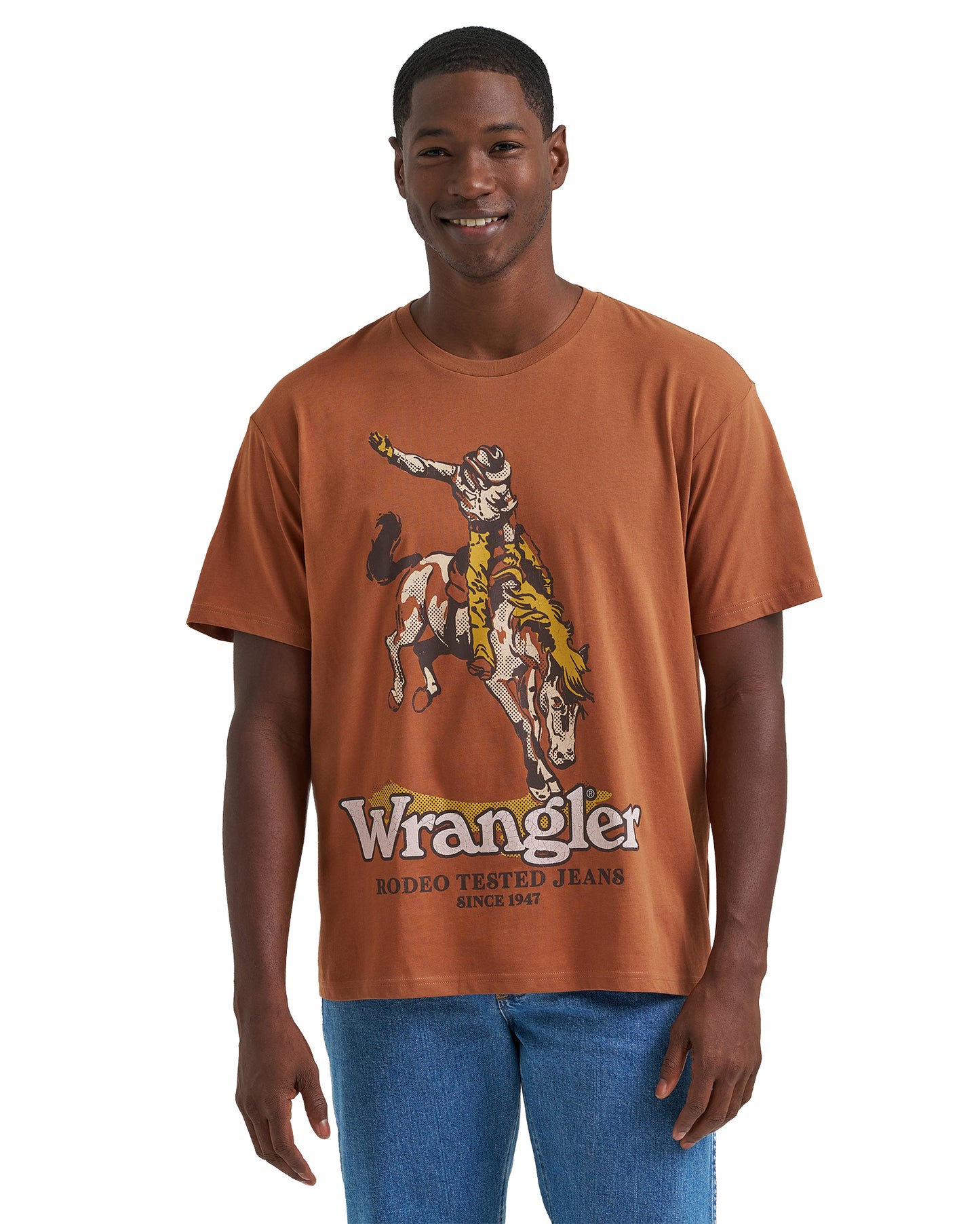 Men's Graphic Short Sleeve T-Shirt - Vintage Fit - 112375796 by Wrangler from Skip’s Western Outfitters | WRA-112375796-L-REG
