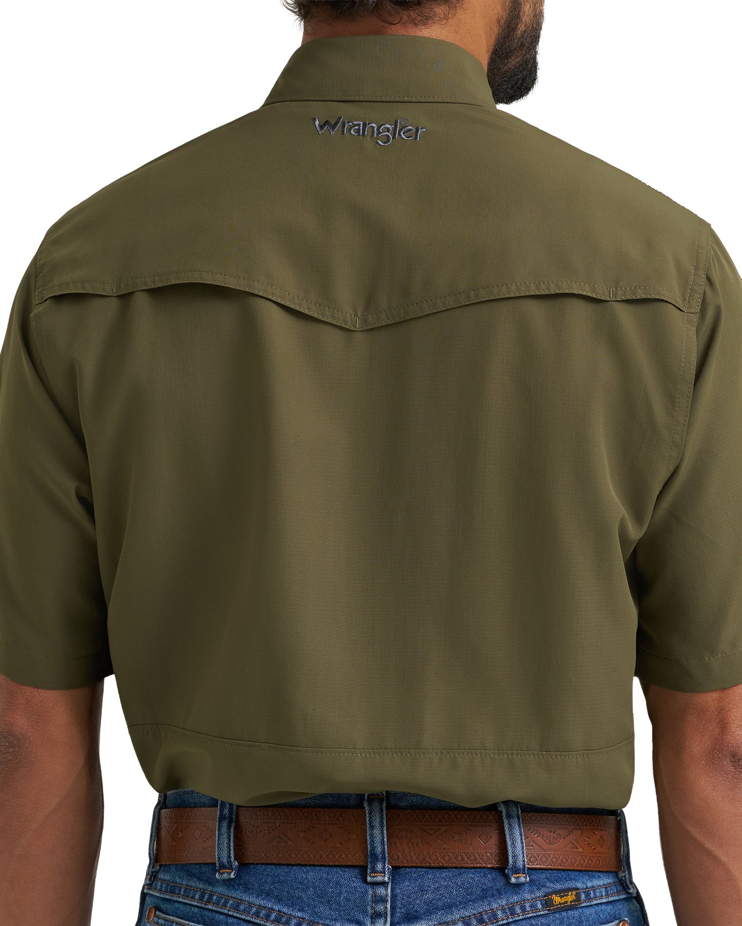 Men's Atg X Wrangler Western Performance Short Sleeve Relaxed Fit Snap Shirt - 112382383