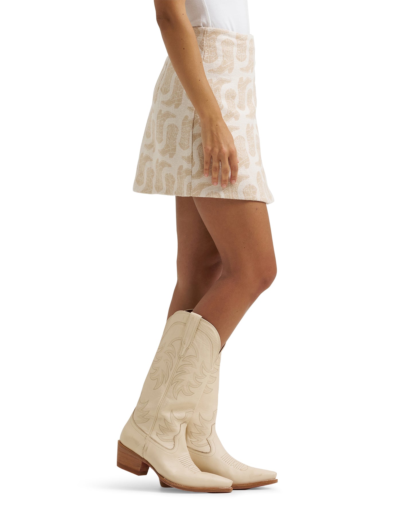 Women's Wrangler Retro Vintage Dress Set Jacquard Skirt - 112382746