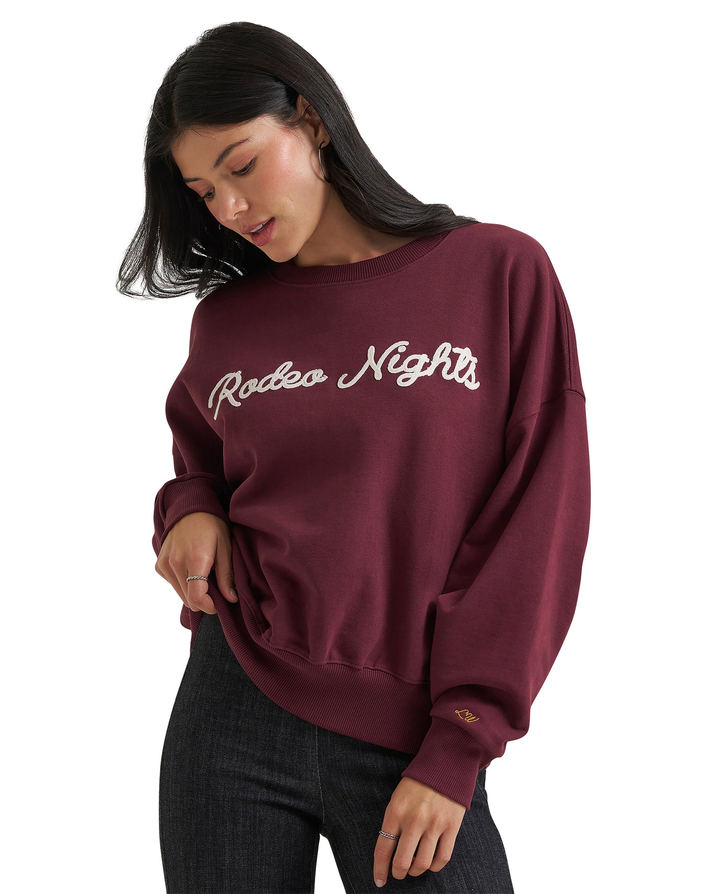 Women's Wrangler X Lainey Wilson Rodeo Nights Sweatshirt - 112382793