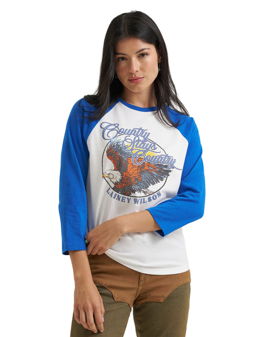 Women's Wrangler X Lainey Wilson Baseball Tee - 112382834