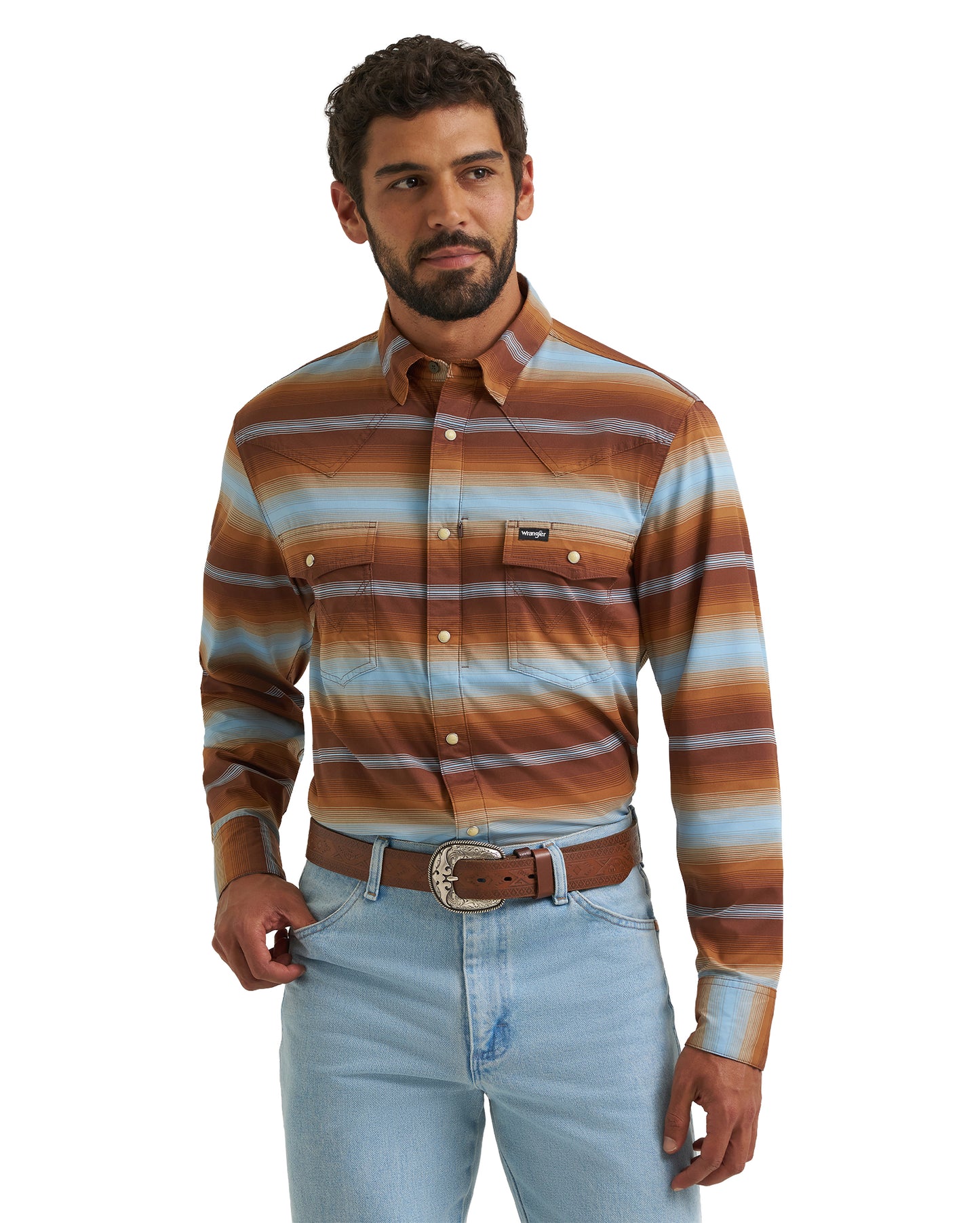 Men's Atg X Wrangler Technical Long Sleeve Regular Fit Snap Shirt - 112383038
