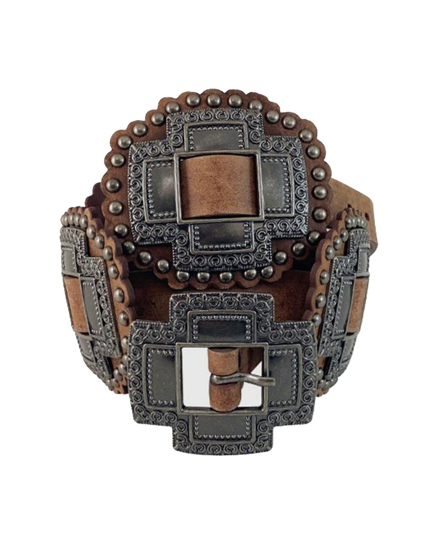 Genuine Leather Concho Belt