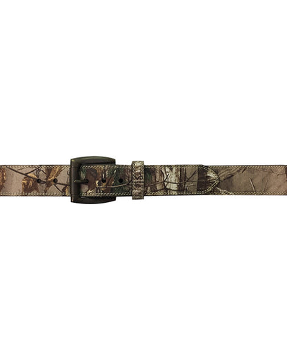 Realtree Xtra Canvas Leather Belt