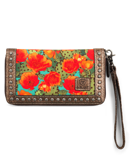 Cactus Print Clutch