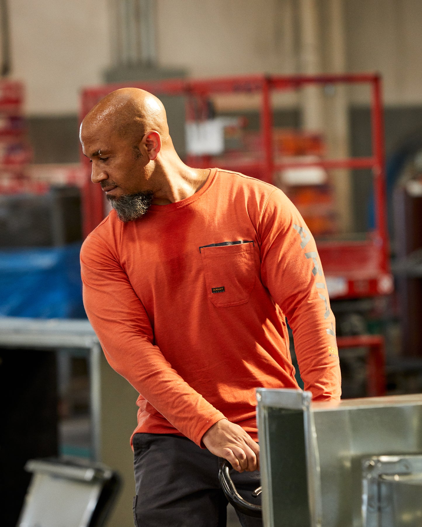 Men's Rebar Workman Logo Shirt