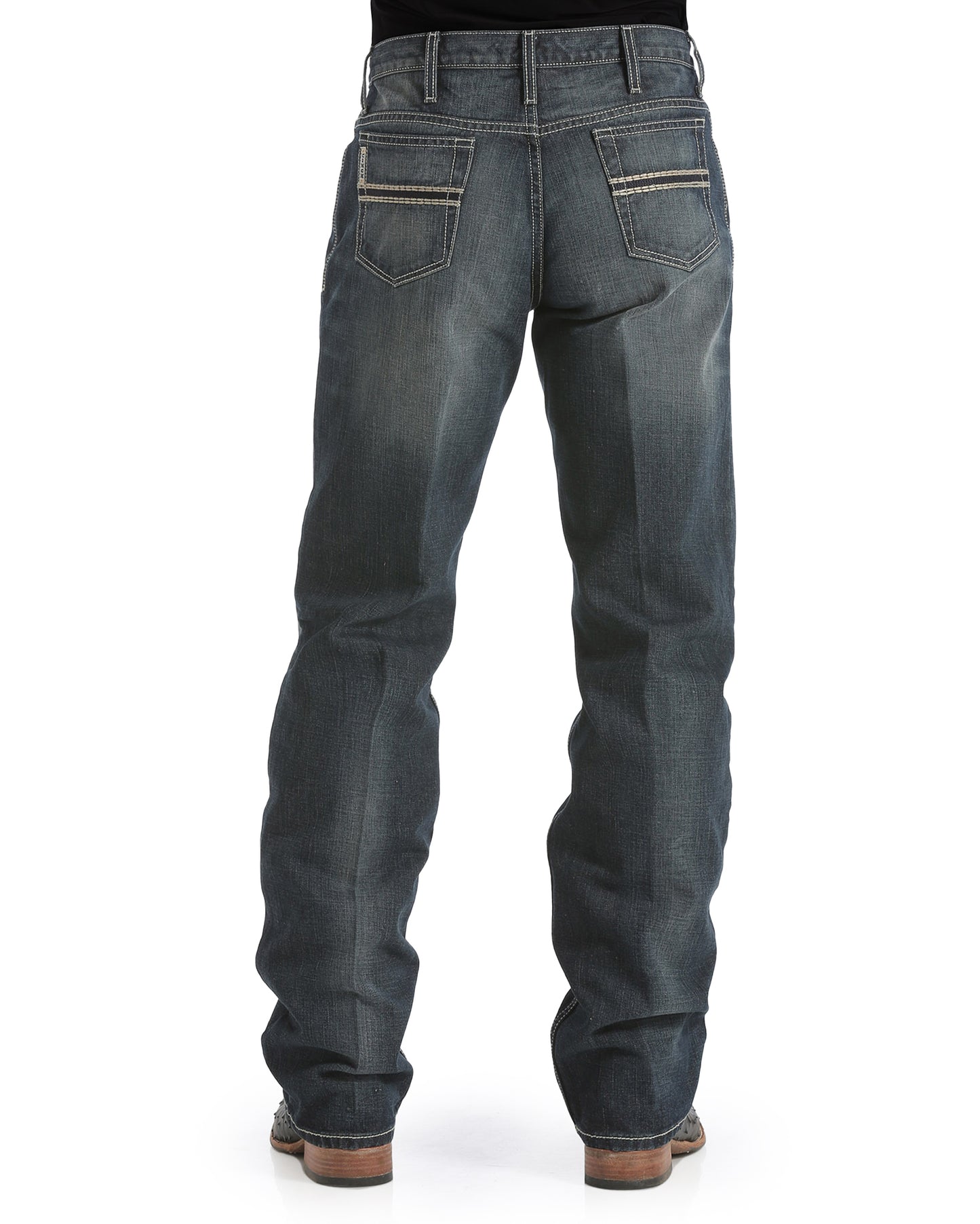 Men's White Label 019 Mid Rise Relaxed Fit Straight Leg Denim Jeans - Mb92834019