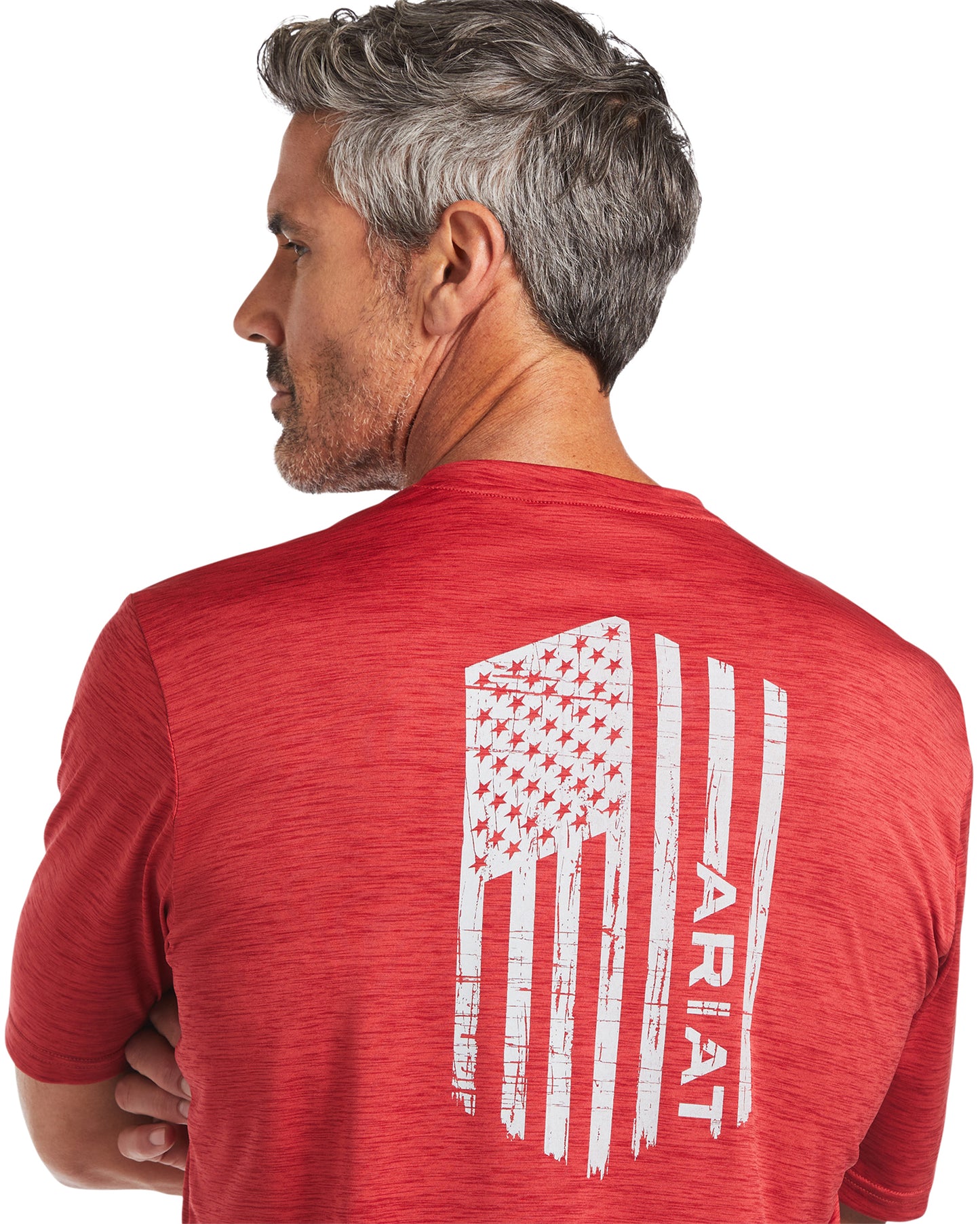 Men's Charger Vertical Flag Tee