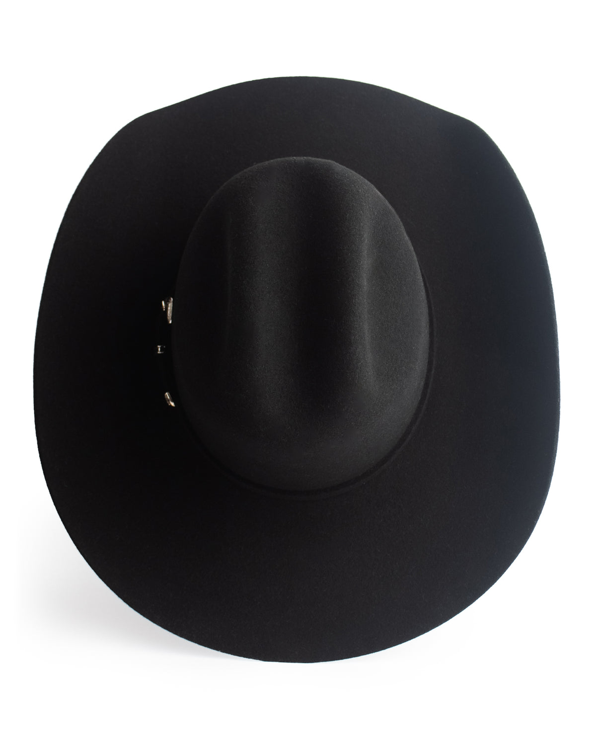 Mesa Pure Wool Black Cattleman Crown Western Hat - Mesa-W5-Black