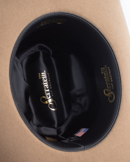 Mesa Pure Wool Pecan Cattleman Crown Western Hat - Mesa-W5-Pecan