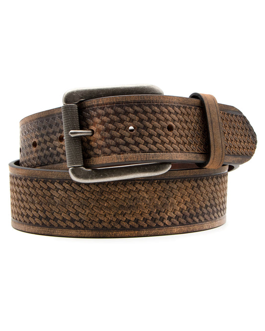 Roller Basketweave Belt by AndWest from Skip’s Western Outfitters | AWE-BLT127-26-34-Reg
