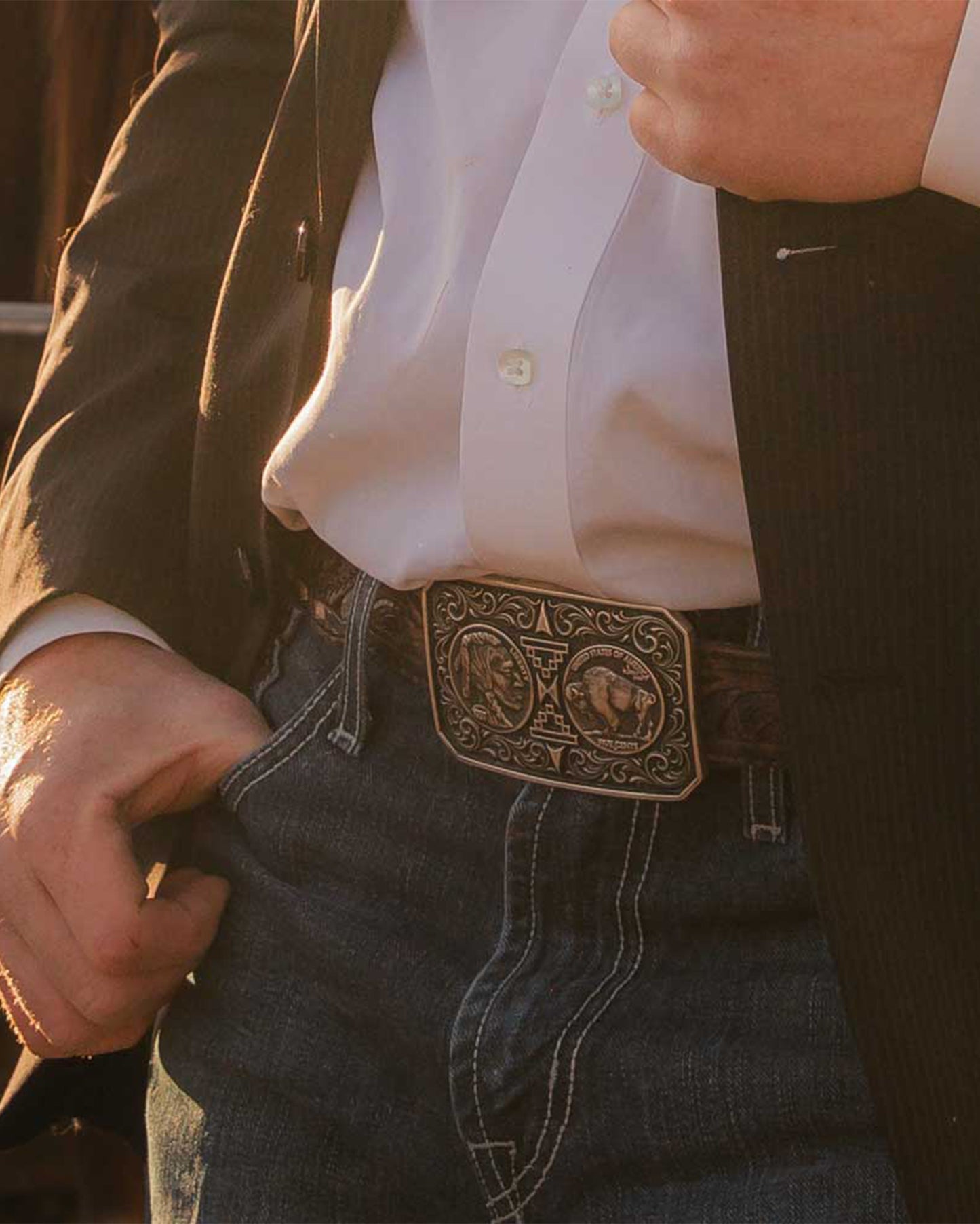 Westward Way Belt Buckle