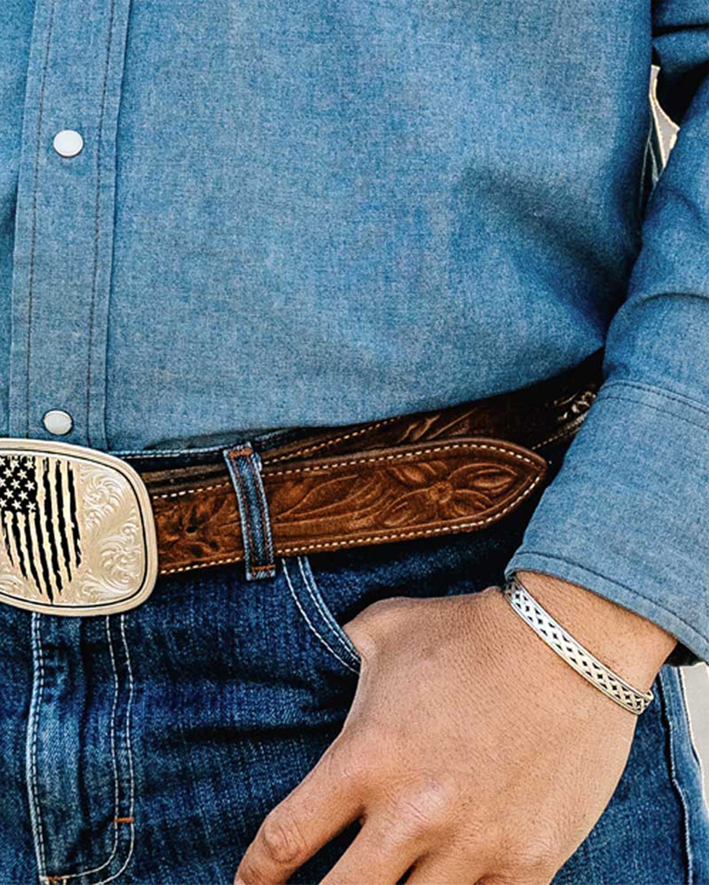 Woven Legacy American Made Cuff Bracelet