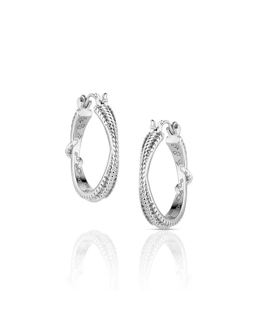 Cowgirl Ice Hoop Earrings - Er6386