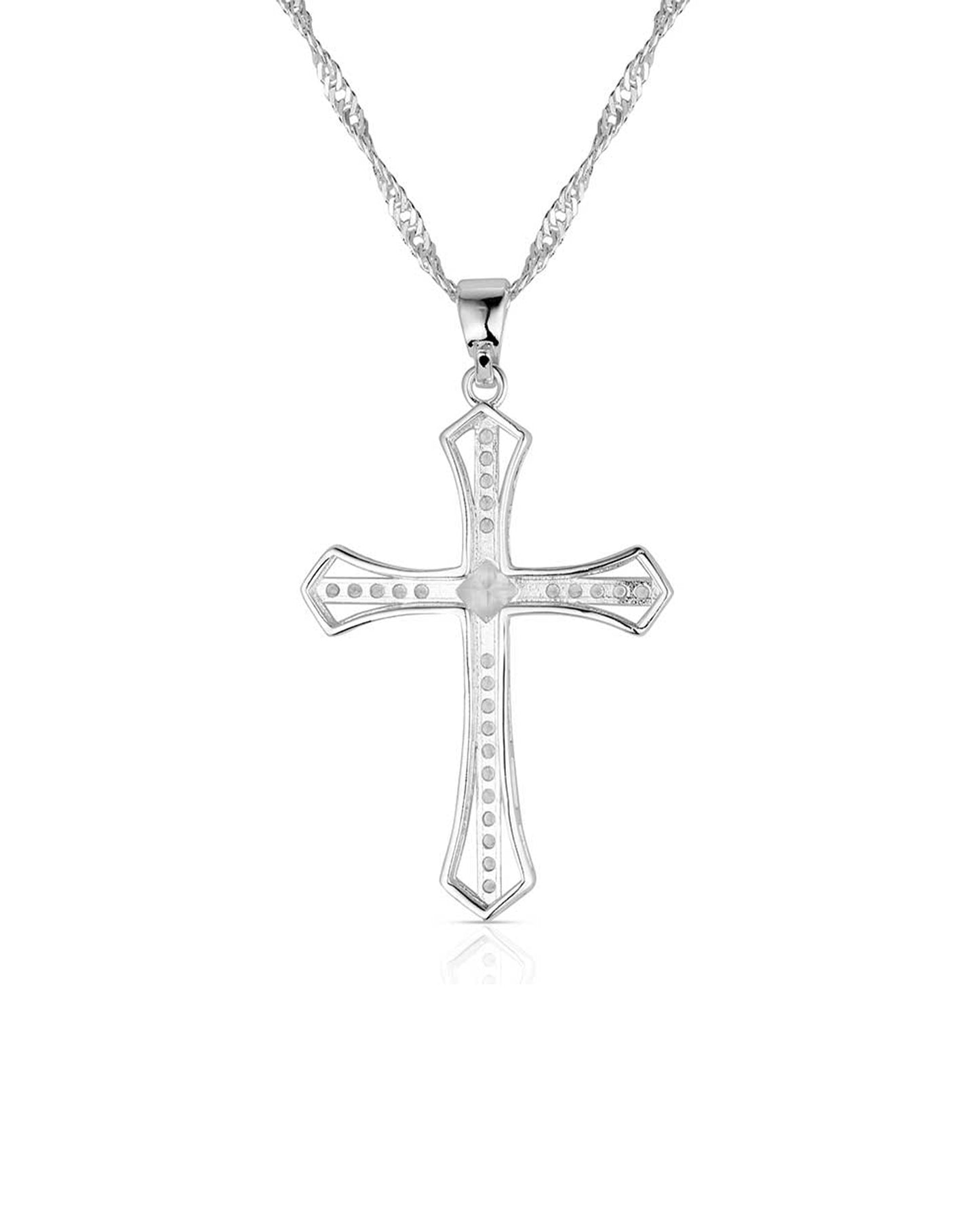 Desert Radiance Cross Necklace - Nc6474