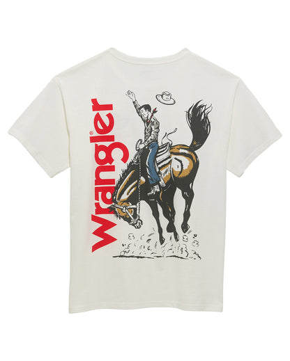 Women's Western Back Graphic Oversized T-Shirt