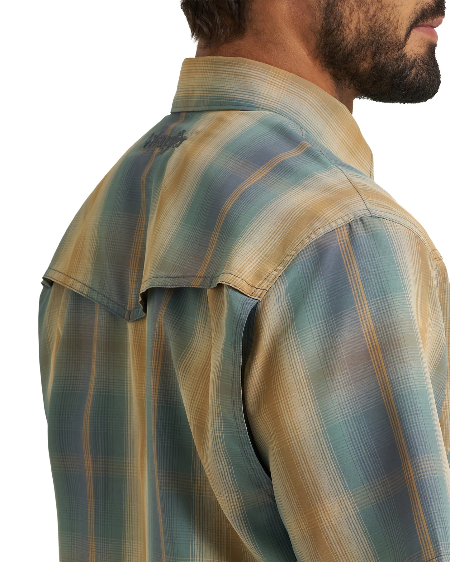 Men's Atg X Wrangler Western Performance Short Sleeve Relaxed Fit Snap Shirt - 112382381