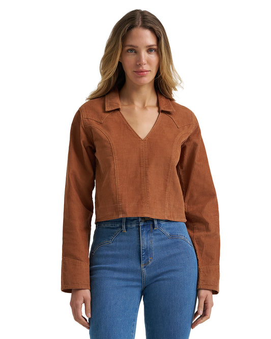 Wrangler Retro Vintage Corduroy Popover - 112382677