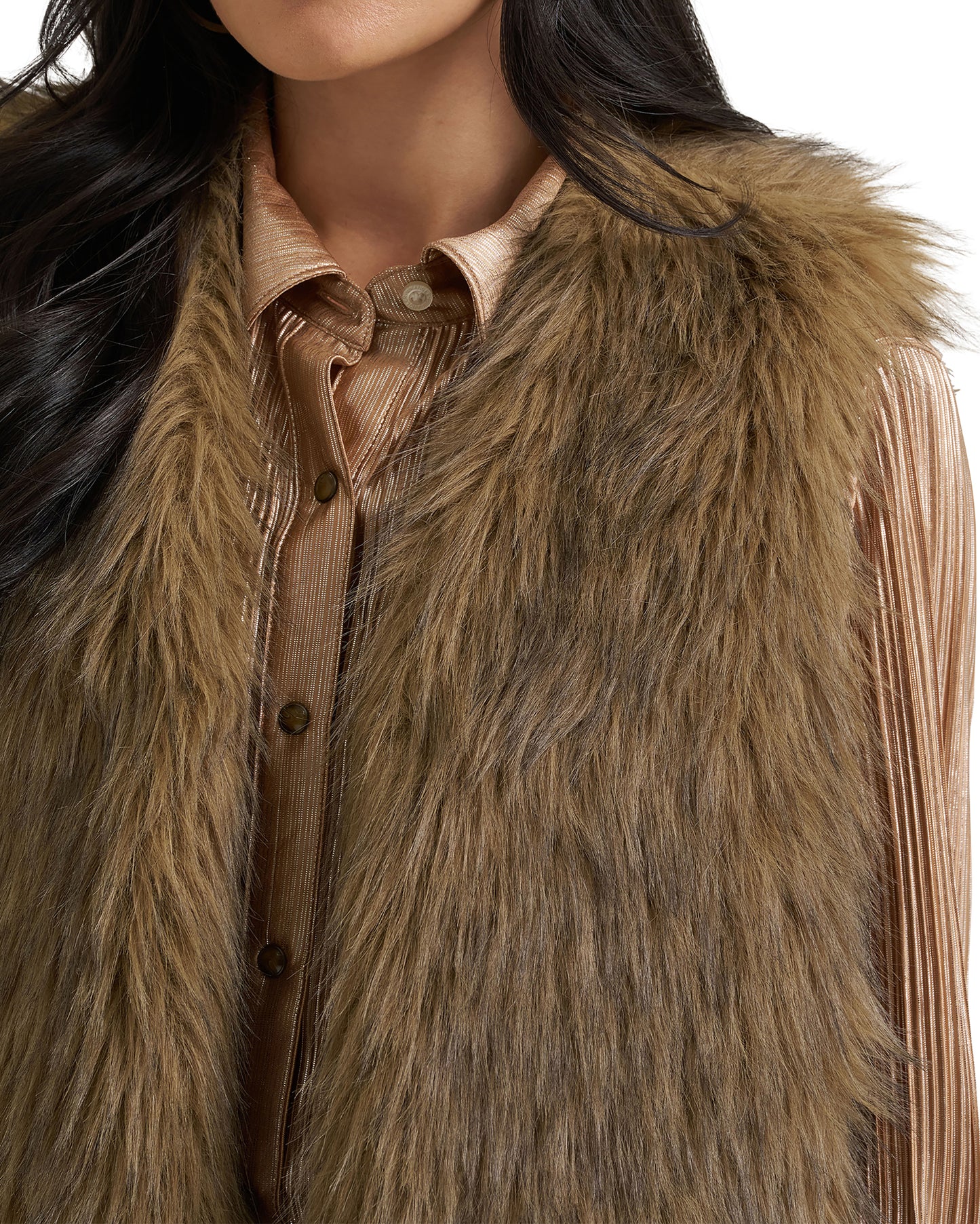 Women's Wrangler X Lainey Wilson Fur Vest - 112382832
