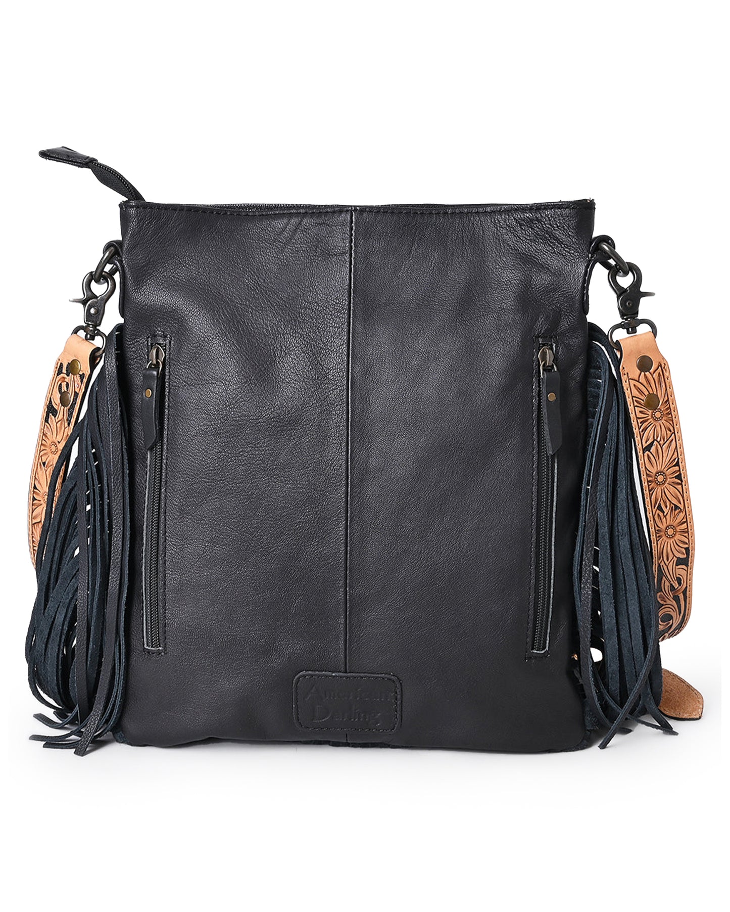 Quilted Fringe Crossbody Bag