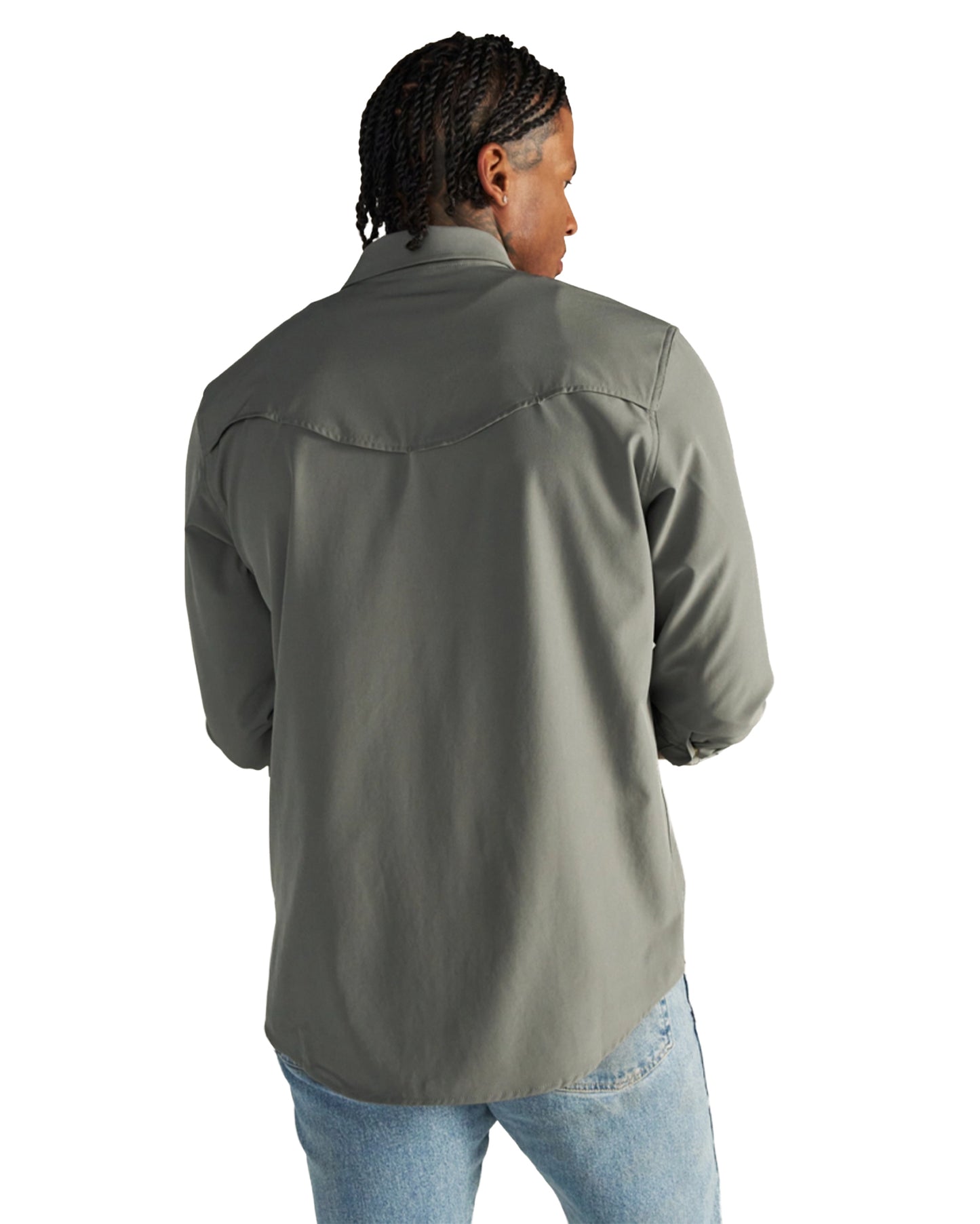 Men's Performance Western Pearl Snap Long Sleeve Shirt - 40363-Cac