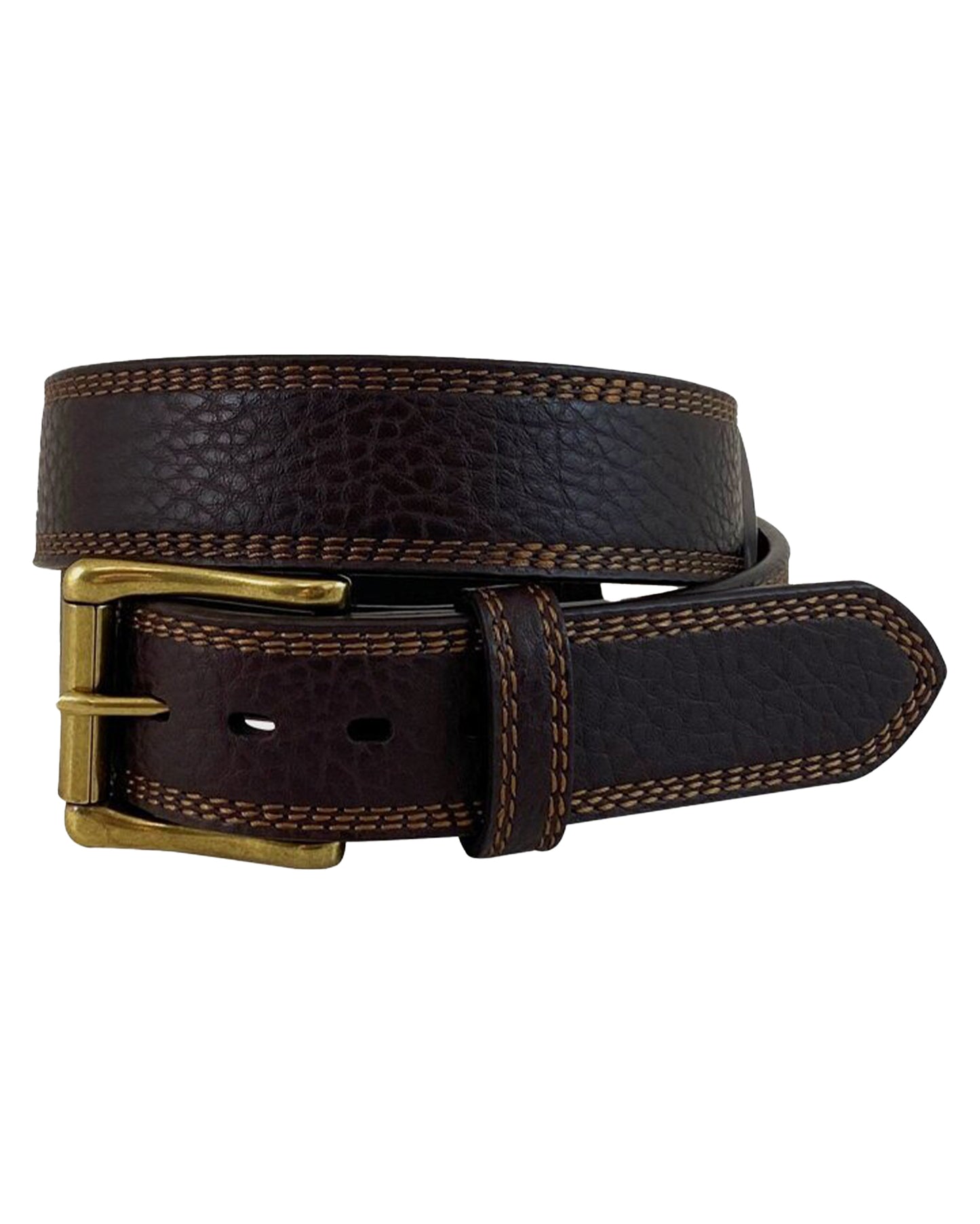 Pebble Grain Genuine Leather Belt