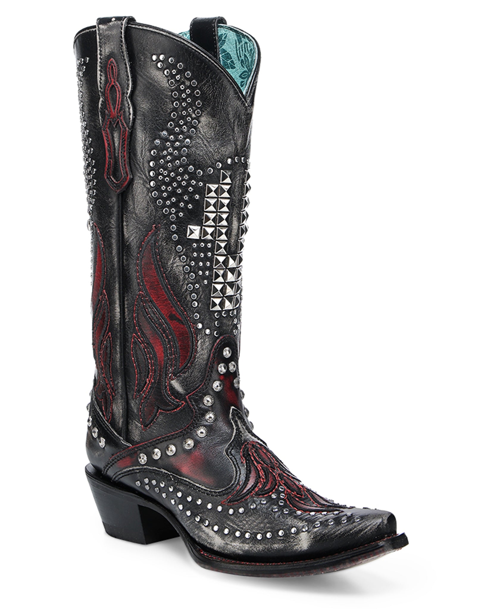 Women's Bull Skull Western Boots by Corral from Skip’s Western Outfitters | COR-A4833-060-M