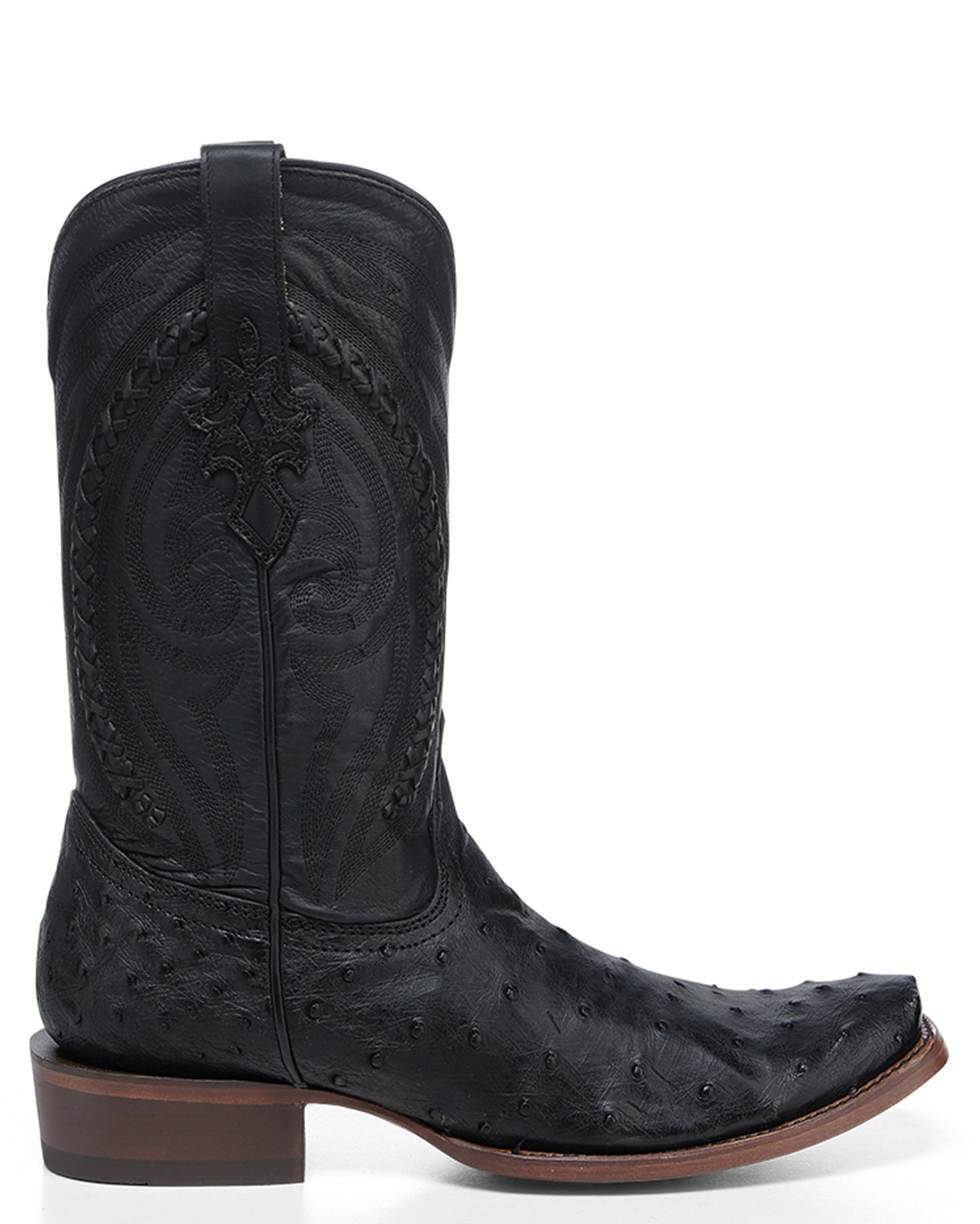 Men's Exotic Narrow Square Toe Western Boots