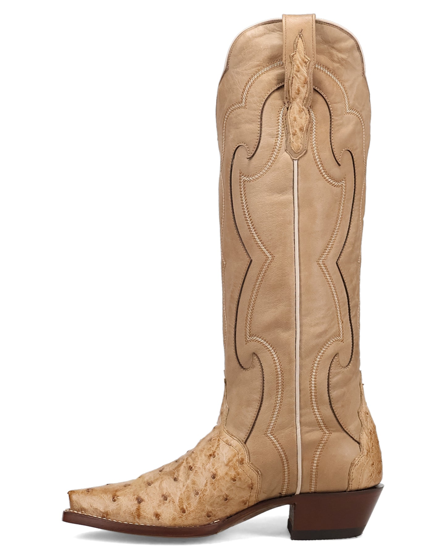 Women's Maravilla Full Ostrich Western Boots - Dp7154