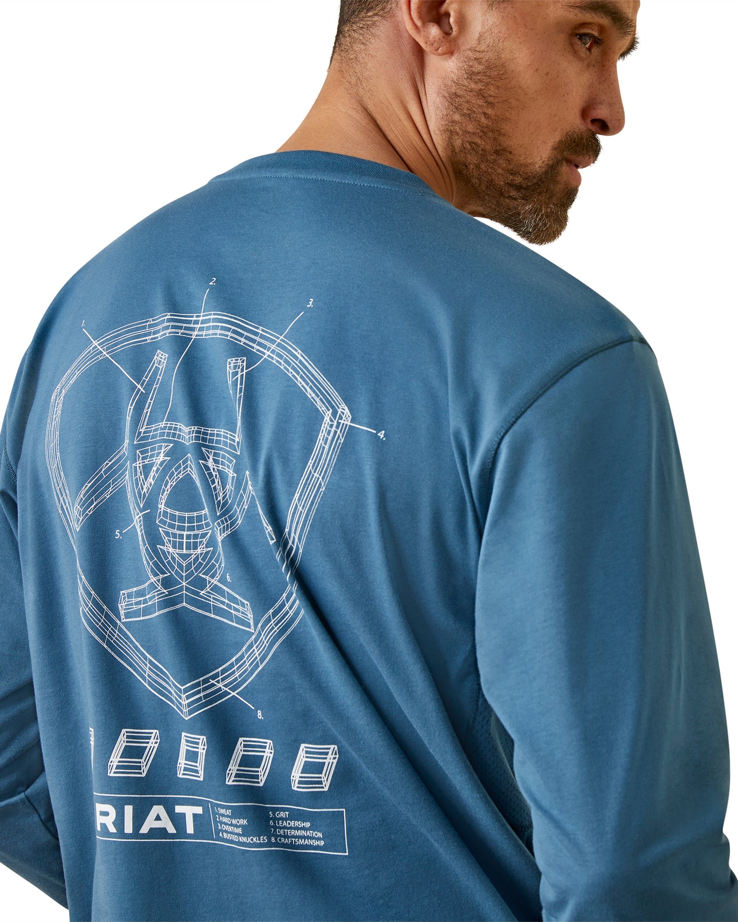 Men's Rebar Workman Blueprint