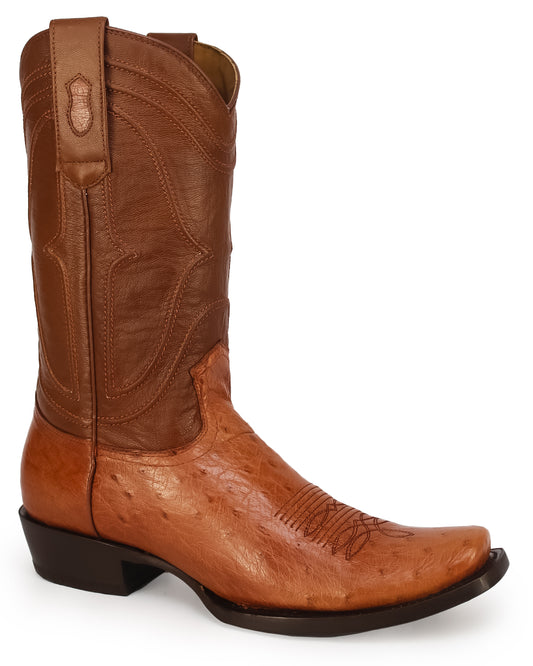 Men's Exotic Cutter Toe Western Boots