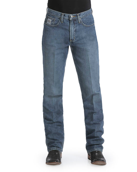 Men's Silver Label 001 Mid Rise Slim Fit Straight Leg Denim Jeans - Mb98034001