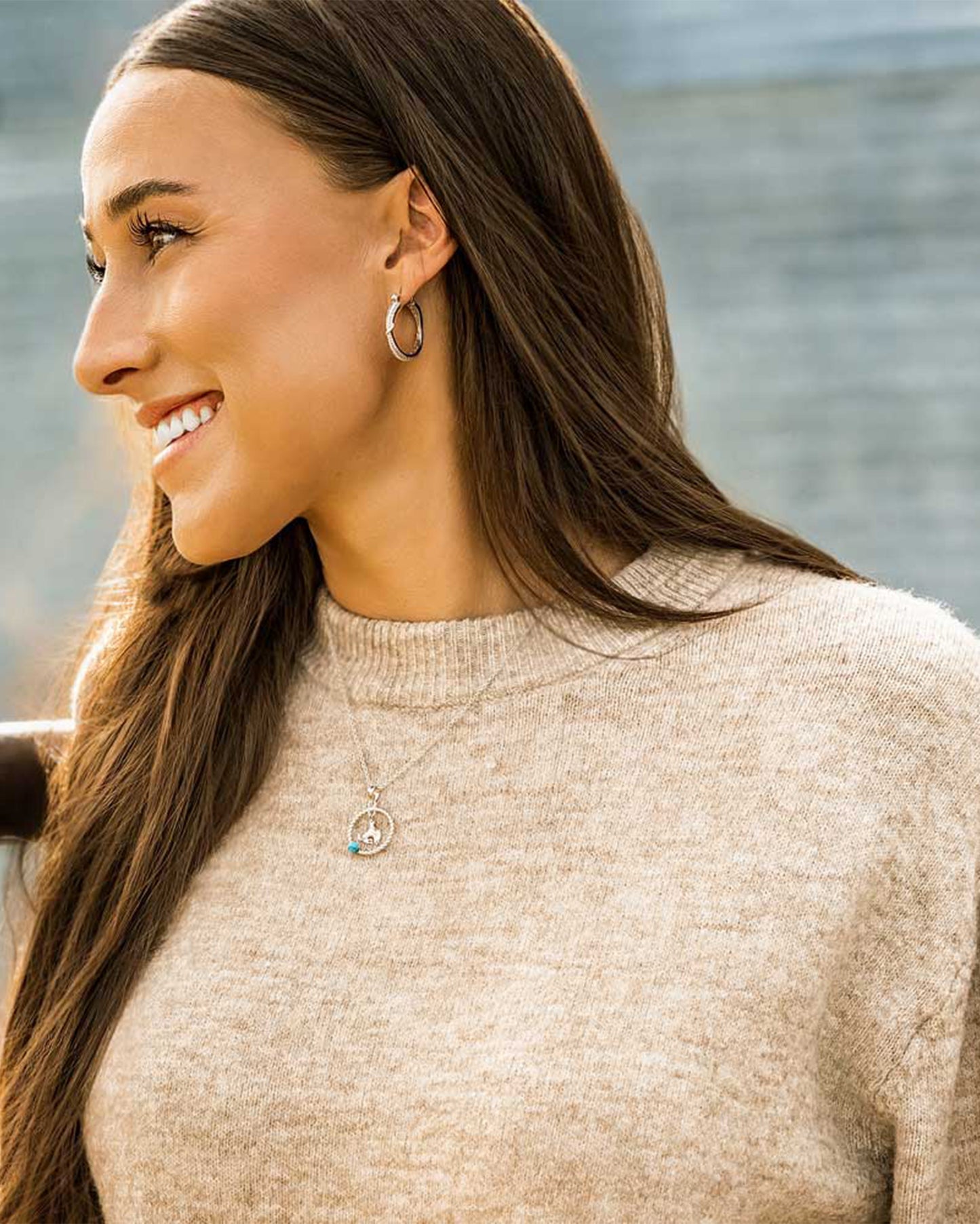 Cowgirl Ice Hoop Earrings - Er6386