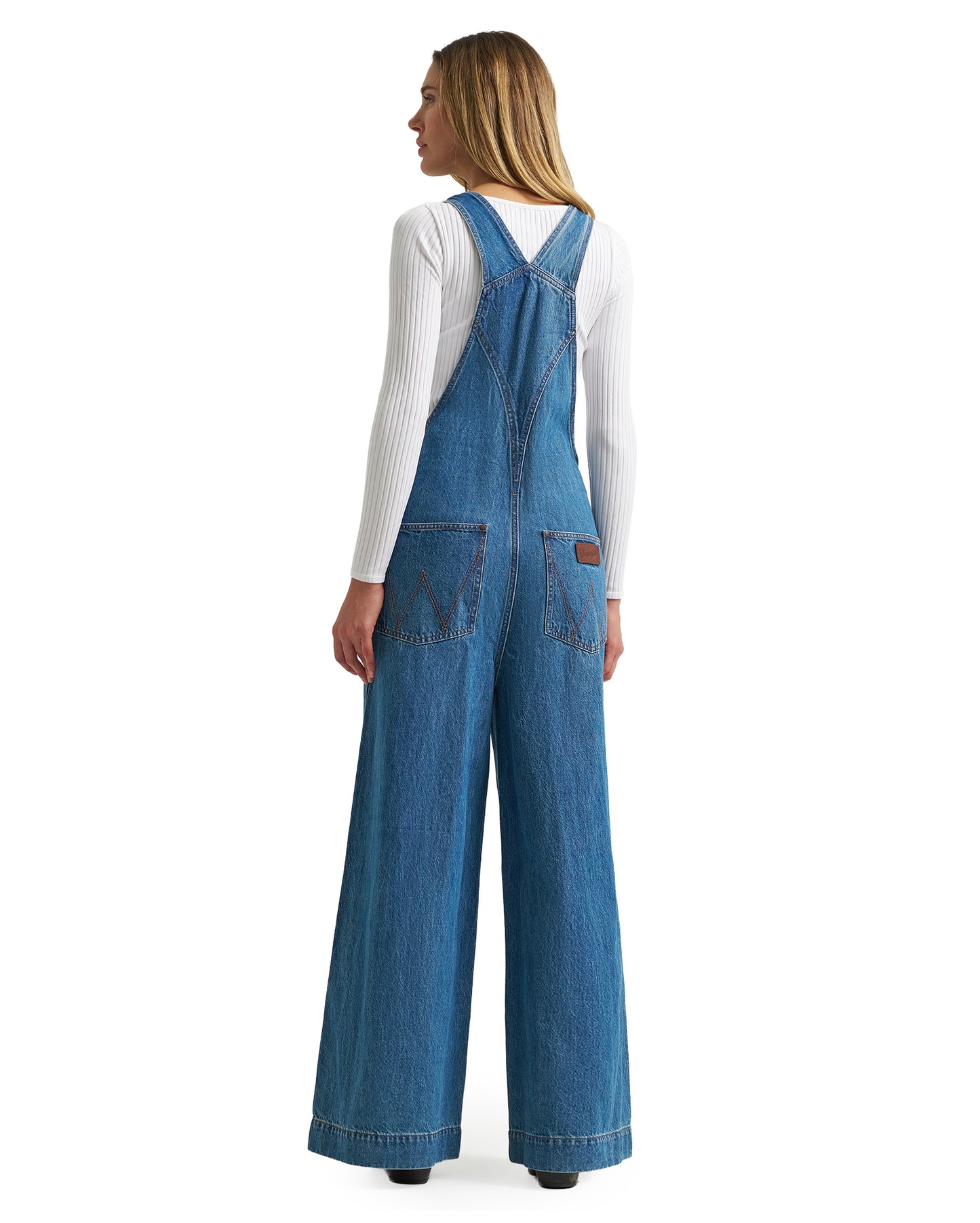 Women's Wrangler Retro Bailey Wide Leg High Rise Overalls - 112382268