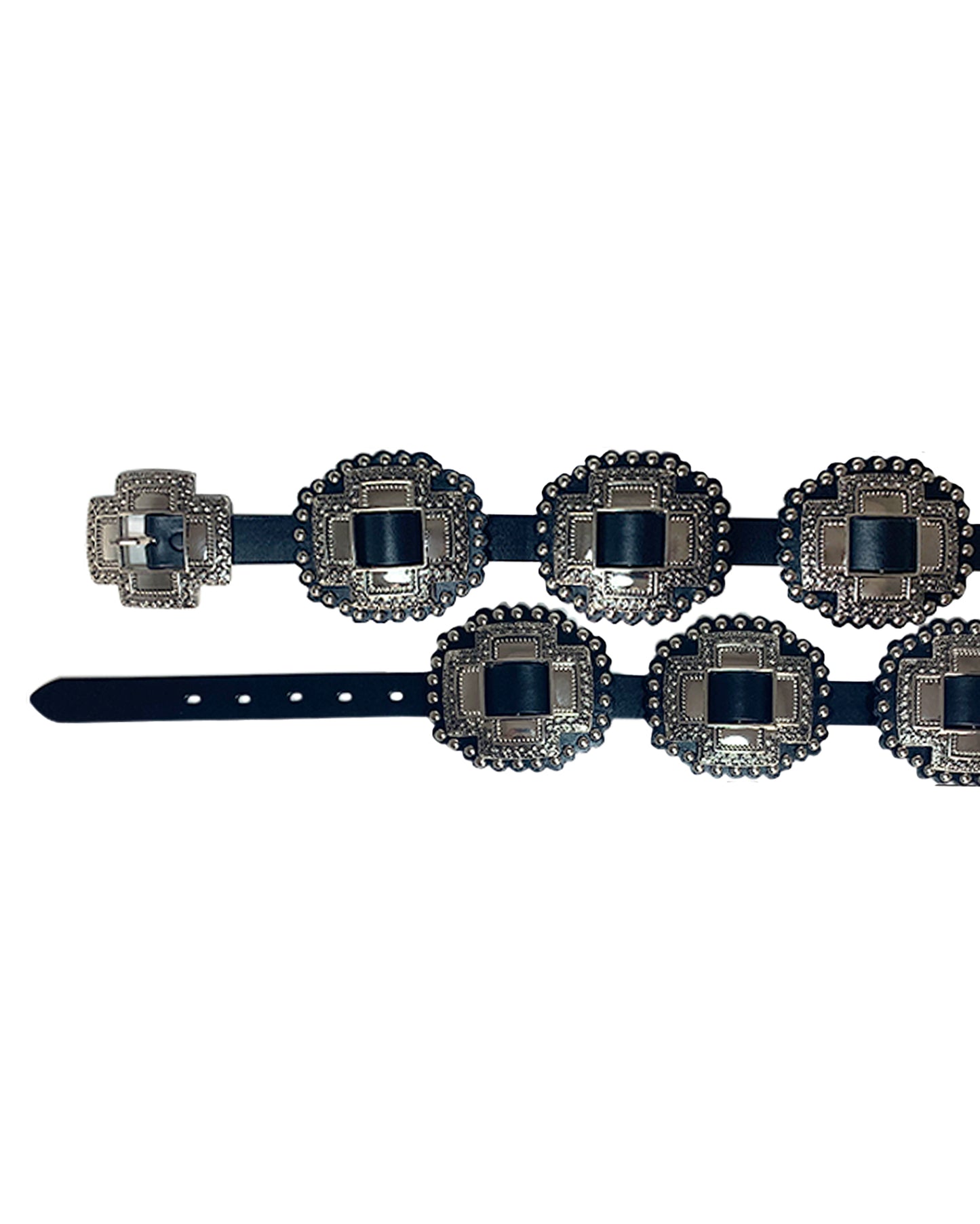 Genuine Leather Concho Belt