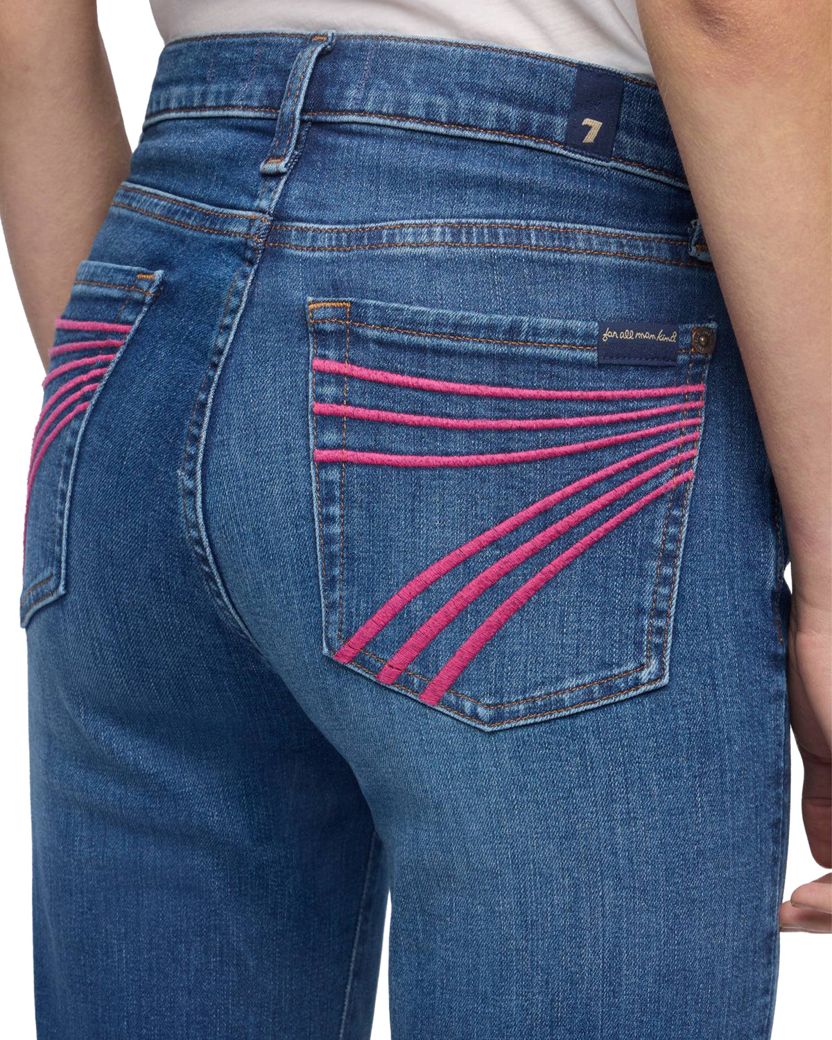 Women's Dojo Slim Illusion Flare Jeans - 7U307C12-1Zm