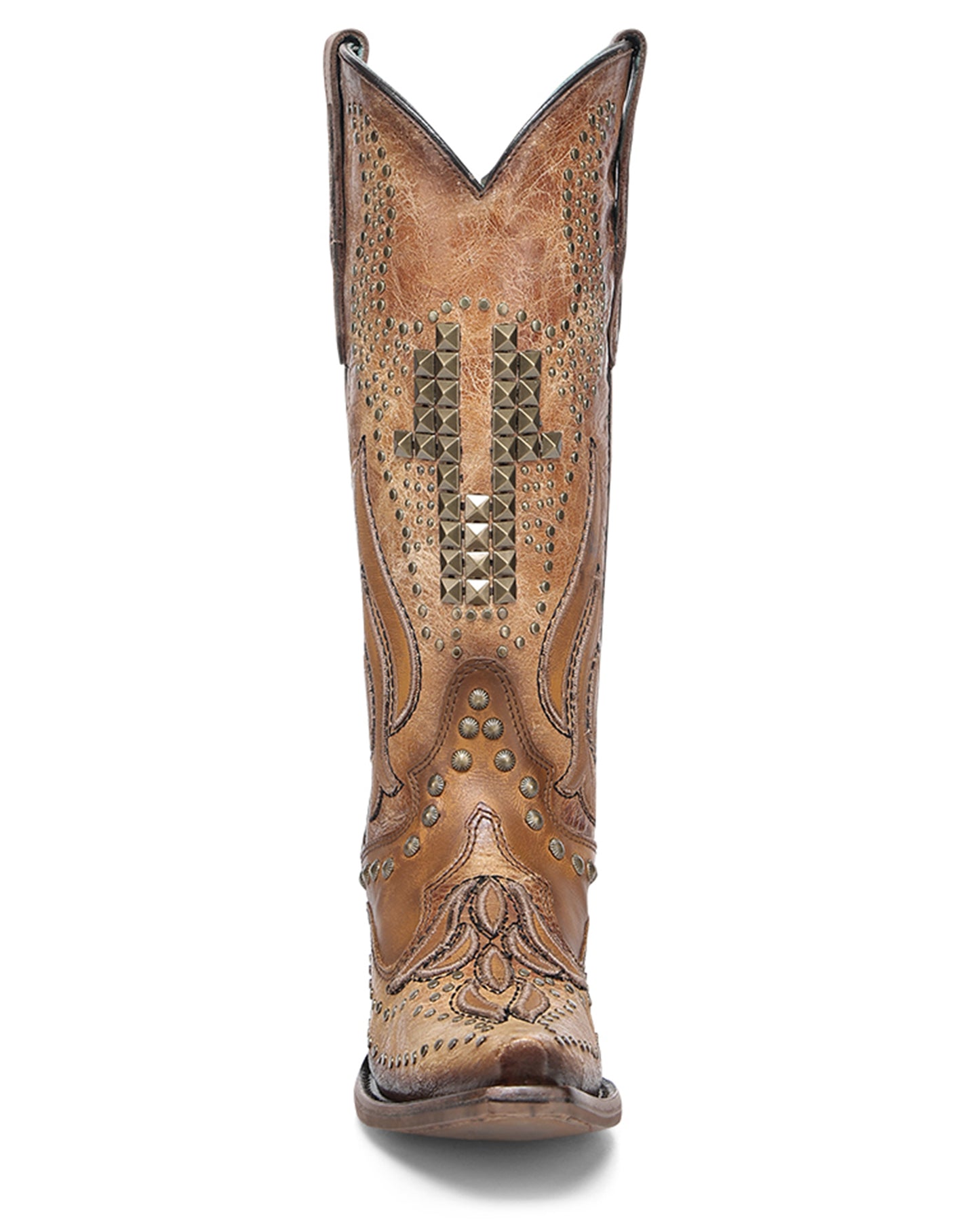 Women's Bull Skull Western Boots