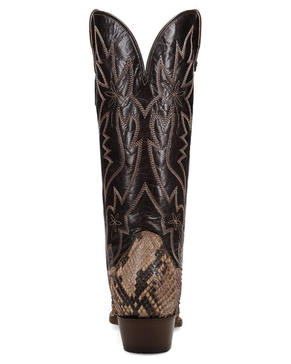Women's Wild Strokes Python Western Boots - Dp7165