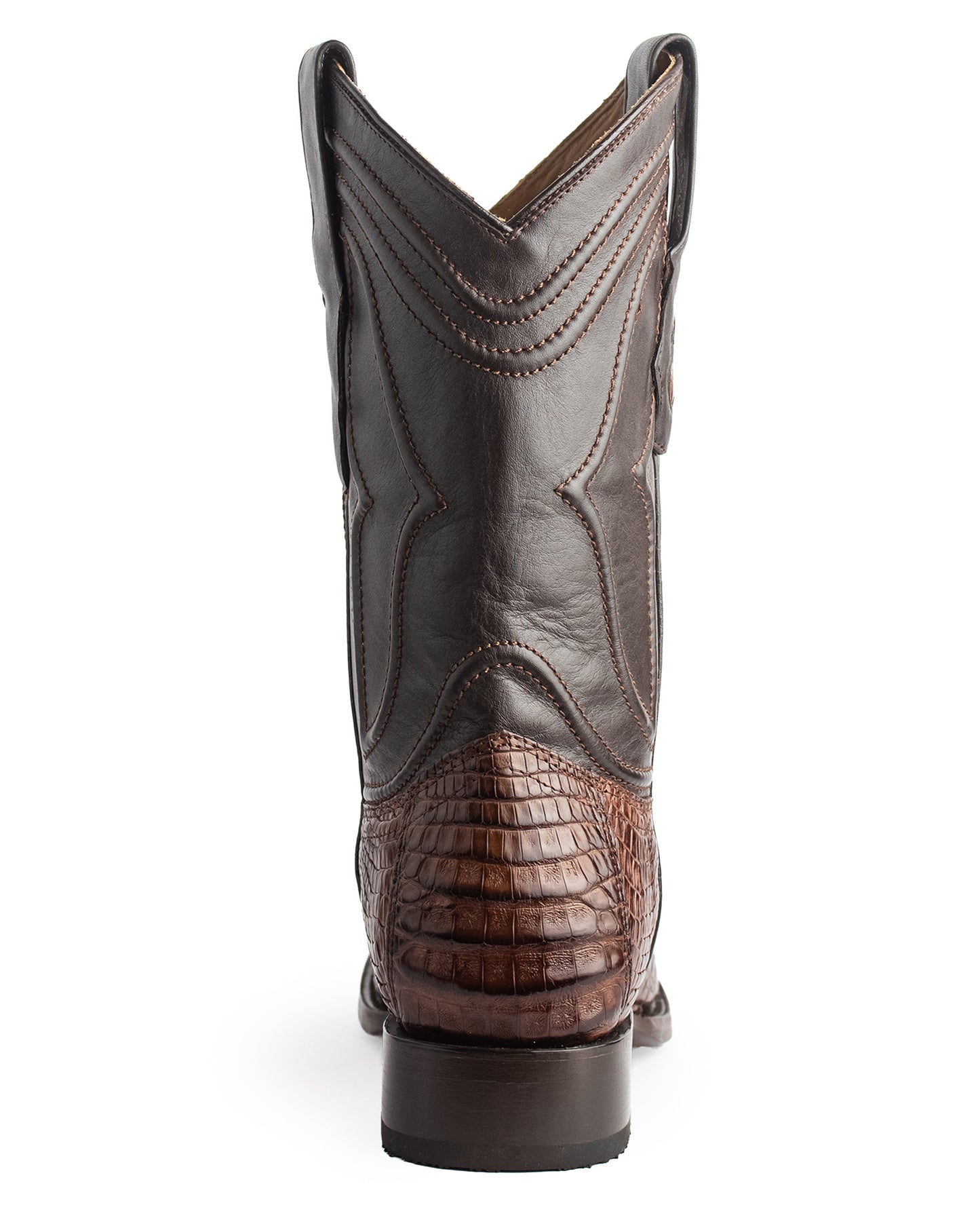 Men's Ke Dressy Wide Square Toe Boot Caiman Belly Western Boots - 828207