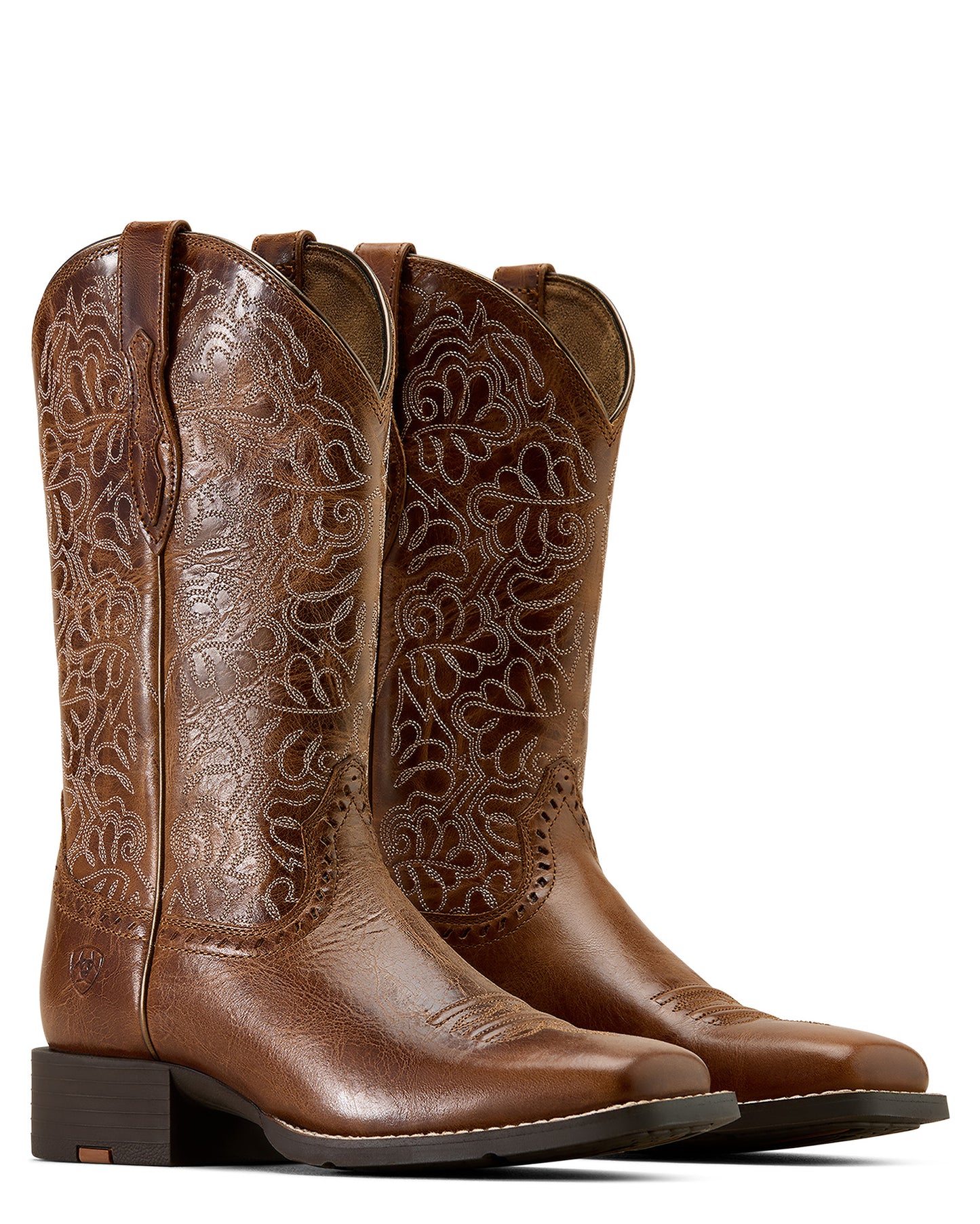 Women's Round Up Remuda Wide Square Toe Western Boot - 10074322