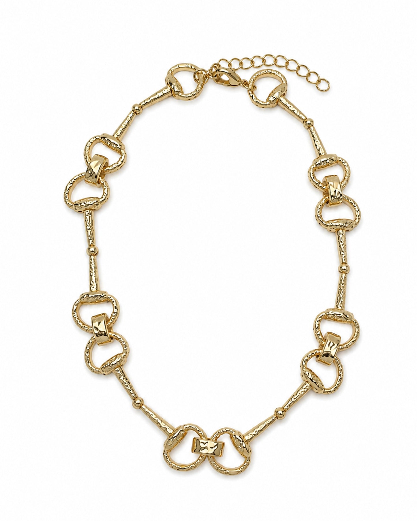 Women's 18" 18K Gold Plated Equestrian Necklace - Wc-N30G