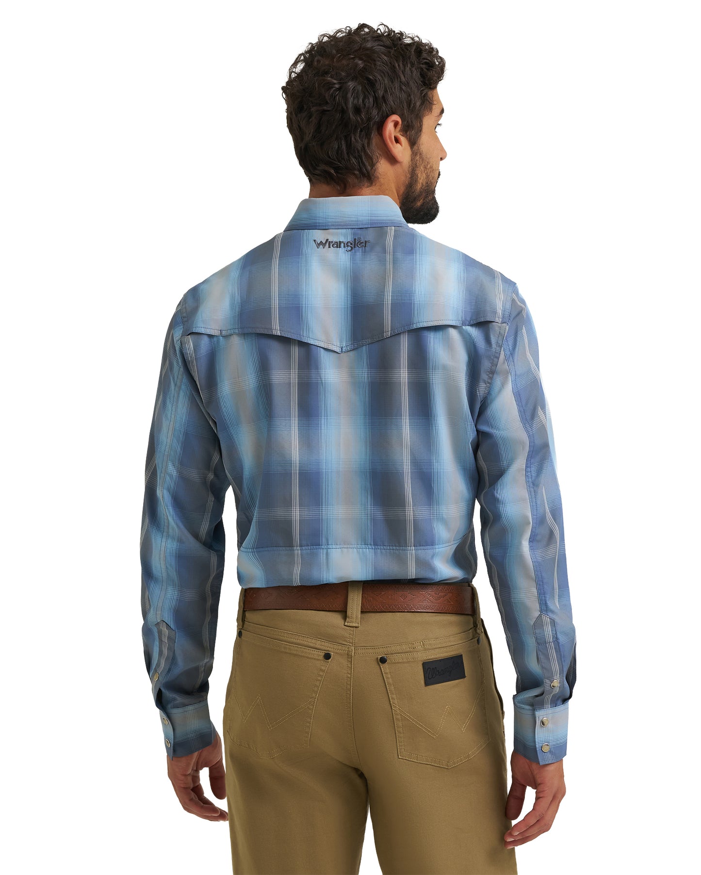 Men's Atg X Wrangler Western Performance Long Sleeve Relaxed Fit Snap Shirt - 112382399