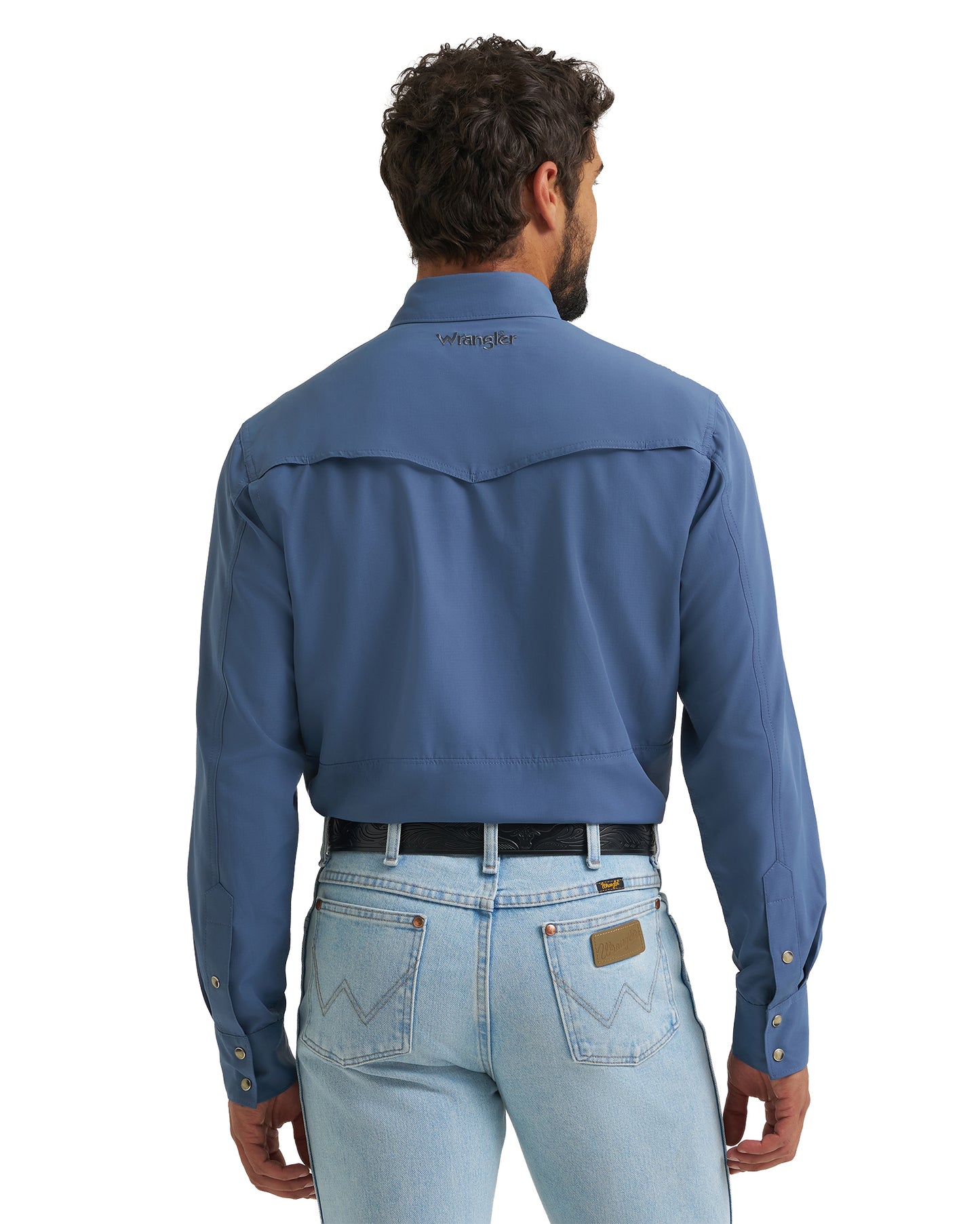Men's Atg X Wrangler Western Performance Long Sleeve Relaxed Fit Snap Shirt - 112382400