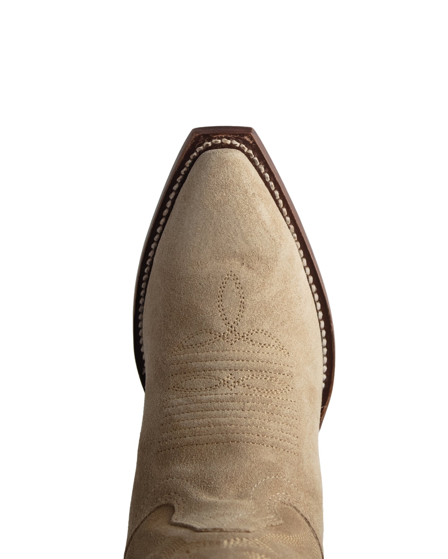 Women's Snip Toe Boot W/ Medallion Suede Leather Western Boots - 34M6611