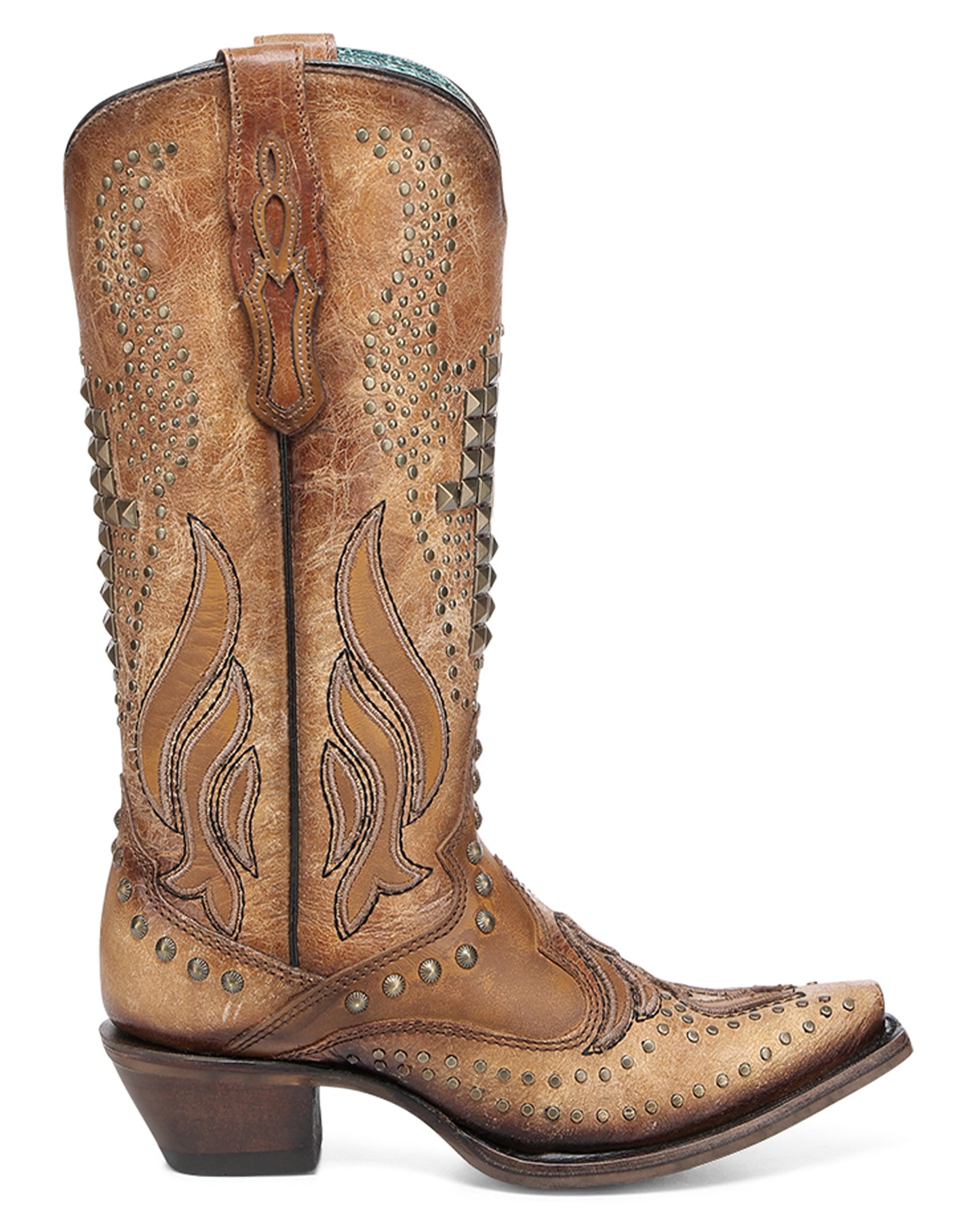 Women's Bull Skull Western Boots
