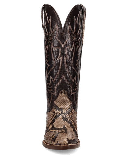 Women's Wild Strokes Python Western Boots - Dp7165