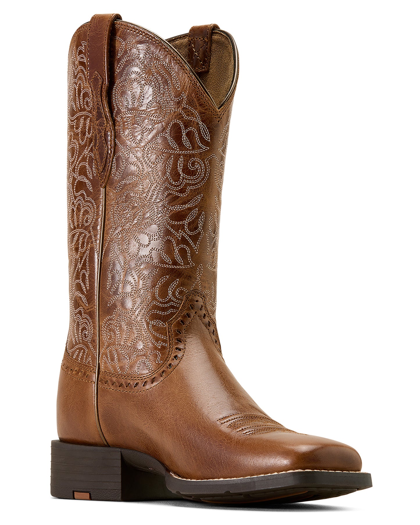Women's Round Up Remuda Wide Square Toe Western Boot - 10074322 by Ariat from Skip’s Western Outfitters | ARI-10074322-055-B