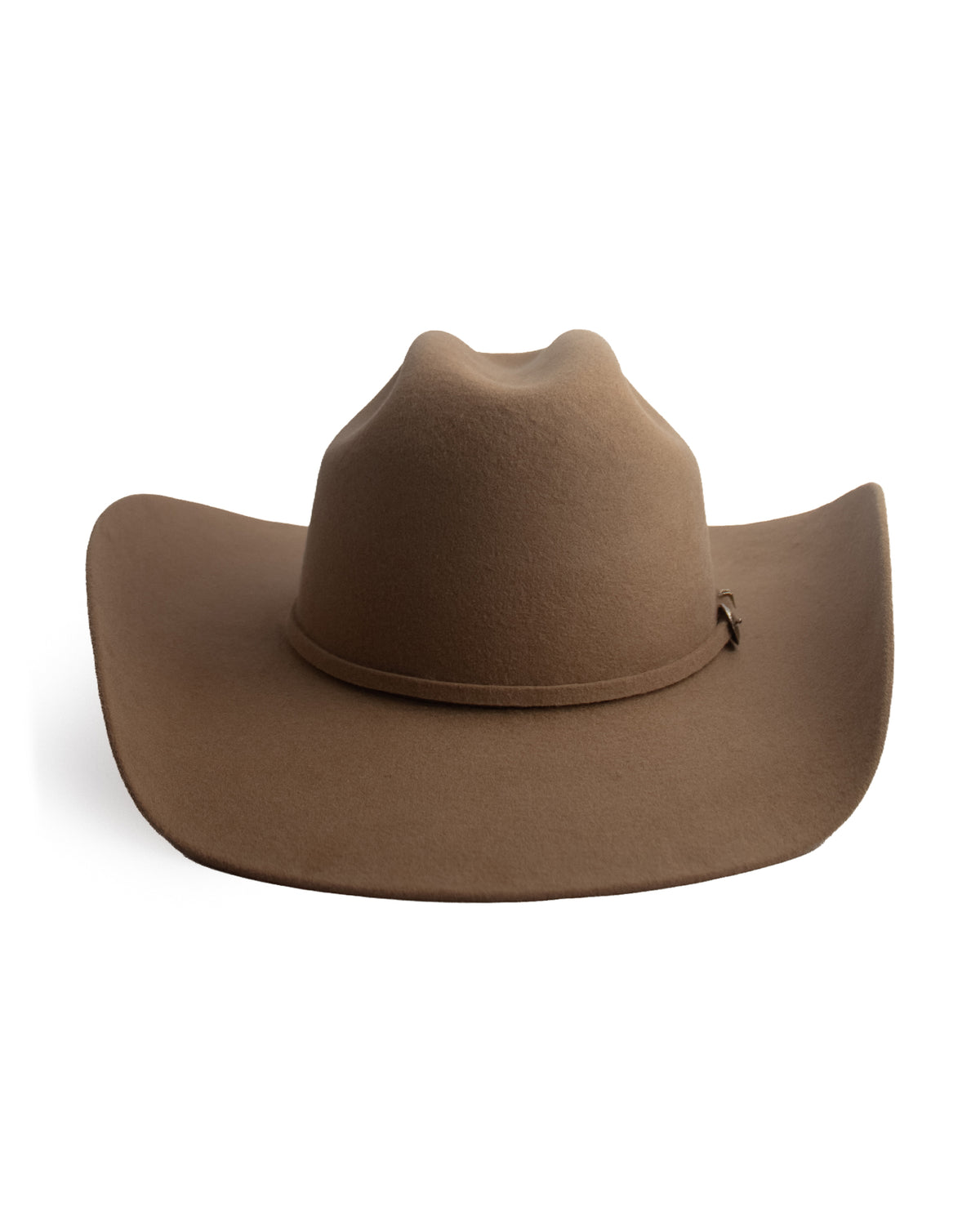 Mesa Pure Wool Pecan Cattleman Crown Western Hat - Mesa-W5-Pecan